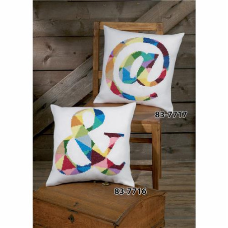 Permin 83-7716 Kussen Borduurpakket & 40x40 cm