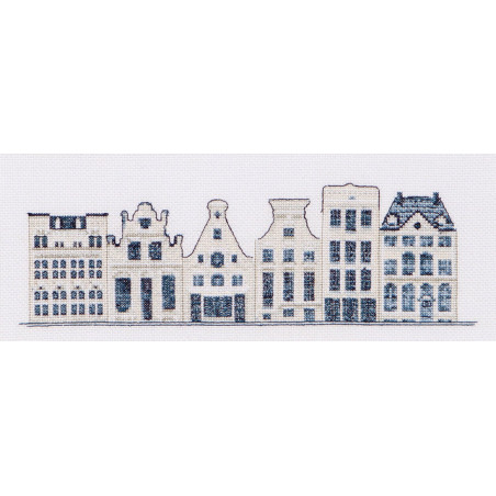 Delfts Blauwe Huizen - Aida  552A