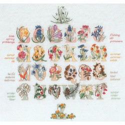 Thea Gouverneur 2025 Letterlap - Aida stof wit