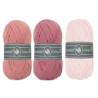 Bloemen CAL Evelyn compleet pakket 2 oud roze cosy extra fine