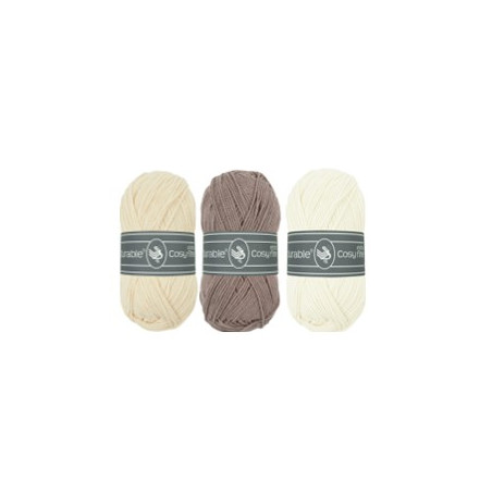 Bloemen CAL Evelyn compleet pakket 3 naturel cosy extra fine
