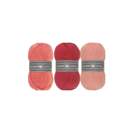 Bloemen CAL Evelyn slinger pakket 4 koraal comfy