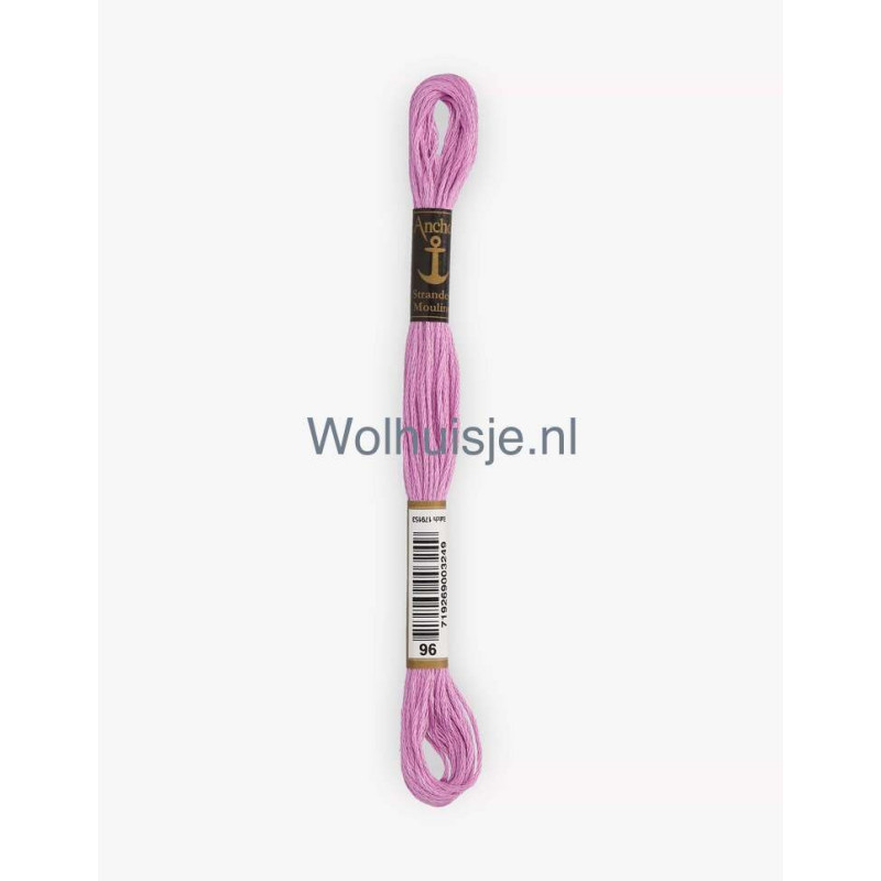 Anchor mouline 6 draads borduurgaren 96 licht violet 8m