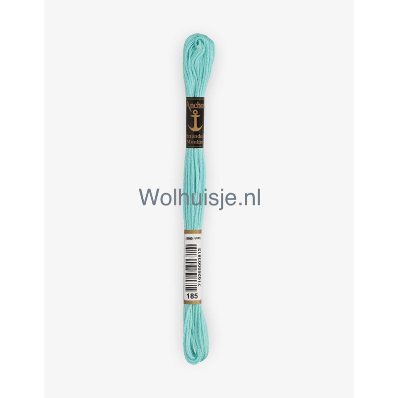 Anchor mouline 6 draads borduurgaren 185 licht zeegroen 8m