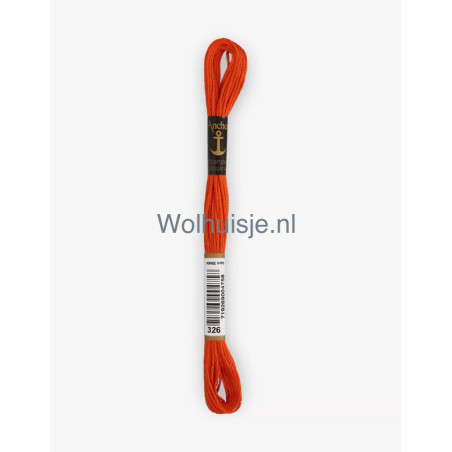 Anchor mouline 6 draads borduurgaren 326 roest oranje 8m