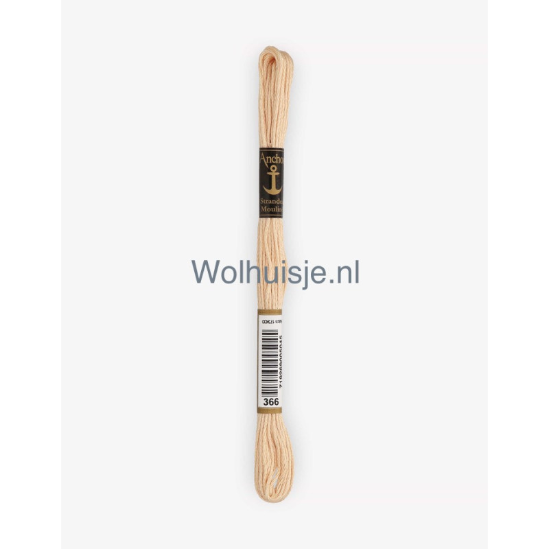 Anchor mouline 6 draads borduurgaren 366 zand 8m