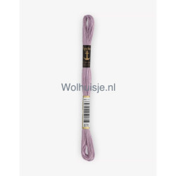 Anchor mouline 6 draads borduurgaren 870 grijs paars 8m