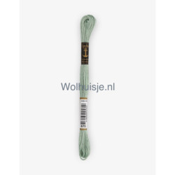 Anchor mouline 6 draads borduurgaren 875 licht blauw groen 8m