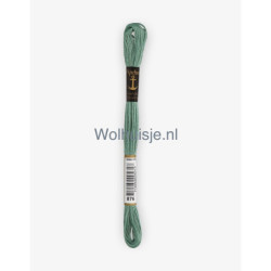Anchor mouline 6 draads borduurgaren 876 munt 8m