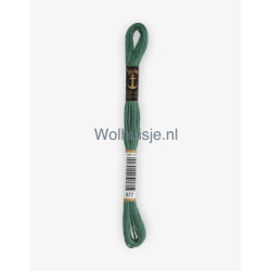 Anchor mouline 6 draads borduurgaren 877 herfstgroen 8m