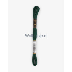 Anchor mouline 6 draads borduurgaren 879 donker blauw groen 8m