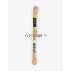 Anchor mouline 6 draads borduurgaren 886 licht oud goud 8m