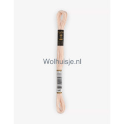 Anchor mouline 6 draads borduurgaren 892 licht roze 8m
