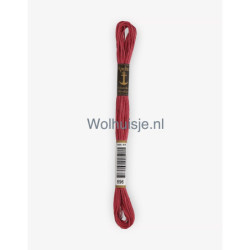 Anchor mouline 6 draads borduurgaren 896 donker roze rood 8m