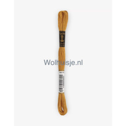 Anchor mouline 6 draads borduurgaren 907 goud olijf 8m