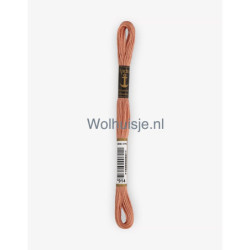 Anchor mouline 6 draads borduurgaren 914 licht roestbruin 8m