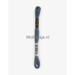 Anchor mouline 6 draads borduurgaren 922 donker blauwgrijs 8m