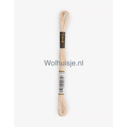 Anchor mouline 6 draads borduurgaren 933 licht beige bruin 8m