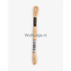 Anchor mouline 6 draads borduurgaren 942 licht bruin 8m