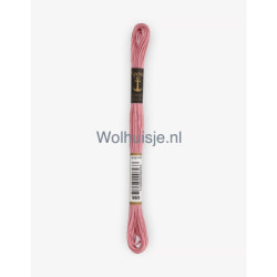 Anchor mouline 6 draads borduurgaren 969 oud roze 8m
