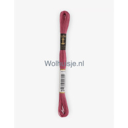 Anchor mouline 6 draads borduurgaren 970 oud roze 8m