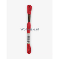 Anchor mouline 6 draads borduurgaren 1025 midden oranjerood 8m