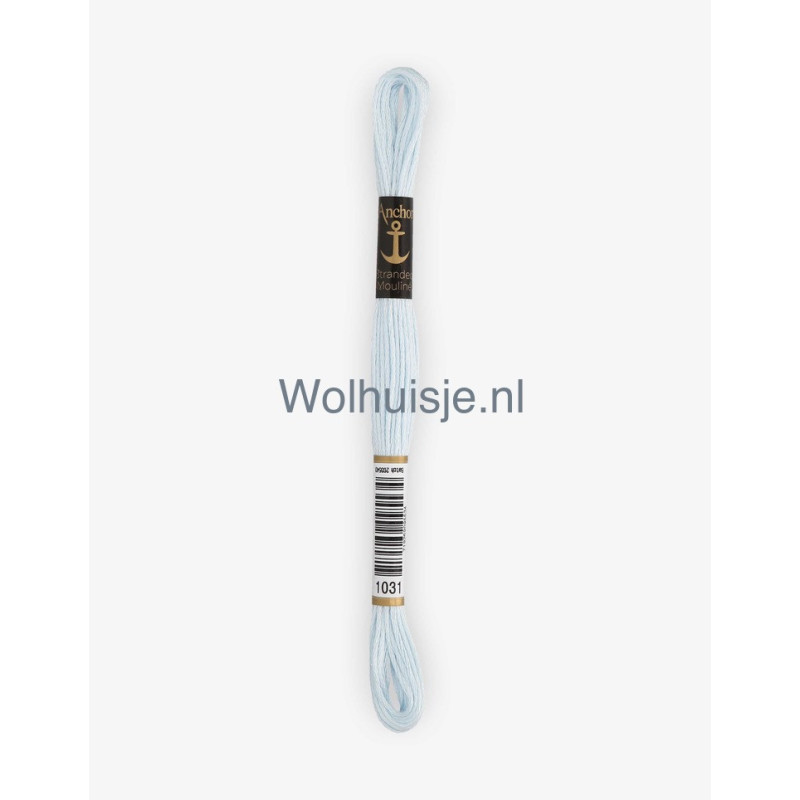 Anchor mouline 6 draads borduurgaren 1031 lichtblauw 8m
