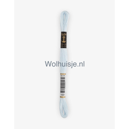 Anchor mouline 6 draads borduurgaren 1031 lichtblauw 8m