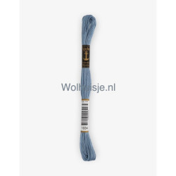 Anchor mouline 6 draads borduurgaren 1034 oud blauw 8m