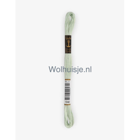 Anchor mouline 6 draads borduurgaren 1042 lichtgroen 8m