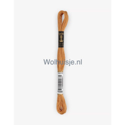 Anchor mouline 6 draads borduurgaren 1045 licht goudbruin 8m