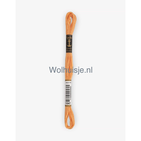 Anchor mouline 6 draads borduurgaren 1047 licht mahonie bruin 8m