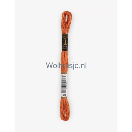 Anchor mouline 6 draads borduurgaren 1048 midden mahonie bruin 8m