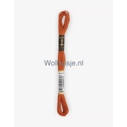 Anchor mouline 6 draads borduurgaren 1049 donker mahonie bruin 8m