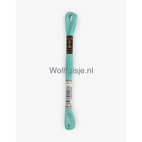 Anchor mouline 6 draads borduurgaren 1070 donker munt 8m