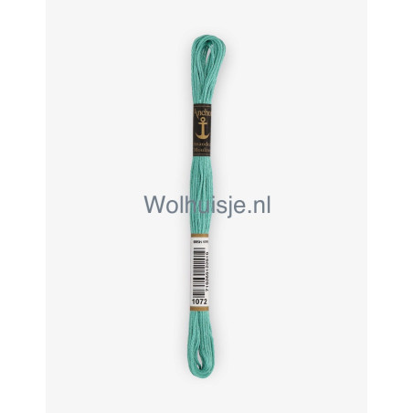 Anchor mouline 6 draads borduurgaren 1072 licht giftig groen 8m