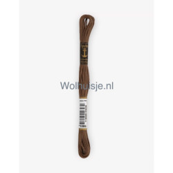 Anchor mouline 6 draads borduurgaren 1086 midden bruin 8m