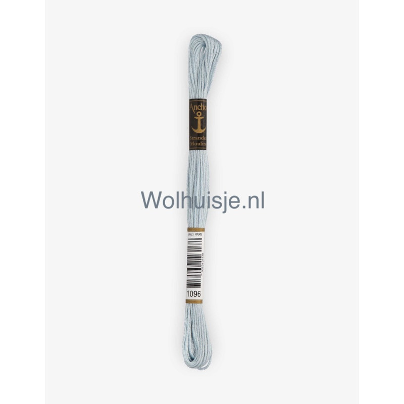 Anchor mouline 6 draads borduurgaren 1096 oud blauw 8m