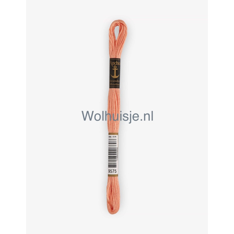Anchor mouline 6 draads borduurgaren 9575 midden roodbruin 8m