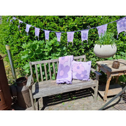 Bloemen CAL Evelyn compleet pakket 1 lila cosy extra fine