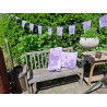 Bloemen CAL Evelyn compleet pakket 1 lila cosy extra fine