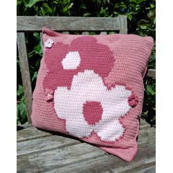 Bloemen CAL Evelyn compleet pakket 2 oud roze cosy extra fine