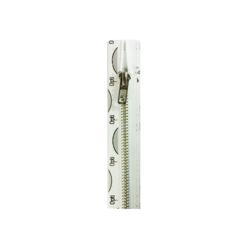 Opti M60 kleur 009 wit nikkelkleurige metaalrits 6mm niet deelbaar 8-22cm