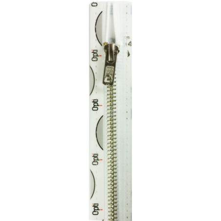 Opti M60 kleur 009 wit nikkelkleurige metaalrits 6mm niet deelbaar 8-22cm