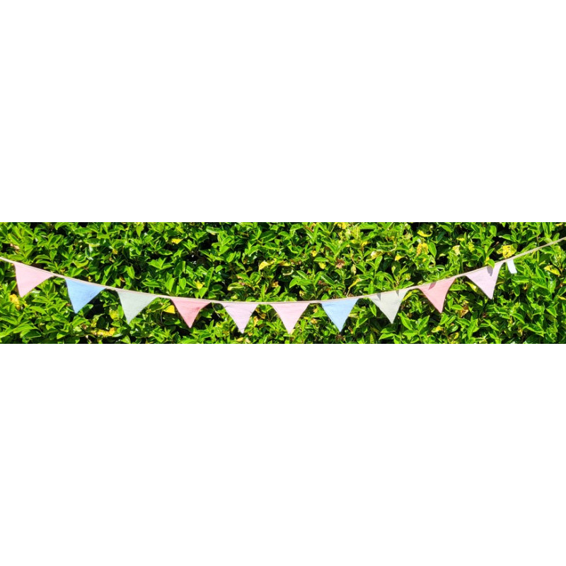 Slinger roze, groen, blauw 2,6m