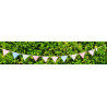 Slinger roze, groen, blauw 2,6m