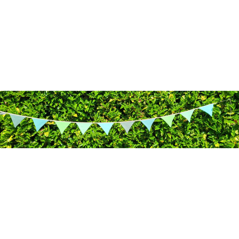 Slinger 2,6m blauw groene tinten