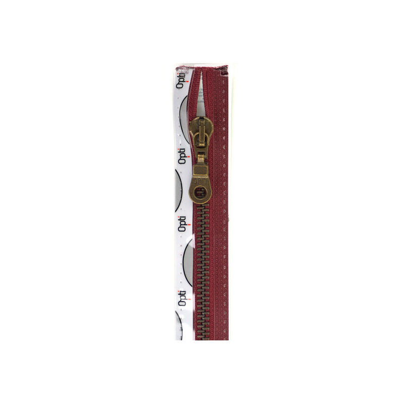 Opti M60 kleur 750 bordeaux bronskleurige metaalrits 6 mm deelbaar 30-80cm