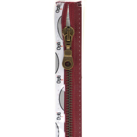 Opti M60 kleur 750 bordeaux bronskleurige metaalrits 6 mm deelbaar 30-80cm