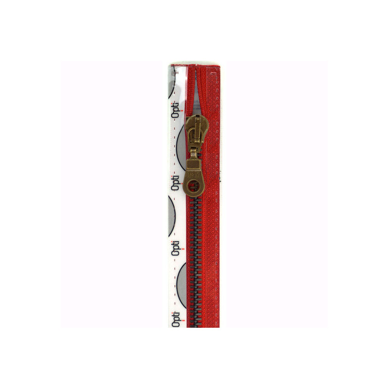 Opti M60 kleur 722 rood bronskleurige metaalrits 6 mm deelbaar 30-80cm